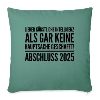 Graduation 25 - Sofa pillowcase 17,3'' x 17,3'' (45 x 45 cm) - cypress green - Front