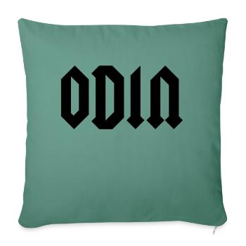 Odin God - Housse de coussin décorative 45 x 45 cm - vert sapin - Devant