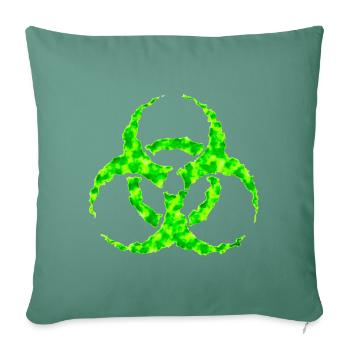 Toxic - Sofakissenbezug 45 x 45 cm - Tanngrün - Vorne