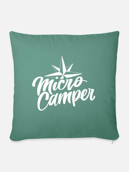Micro Camper - Sofakissenbezug 45 x 45 cm - Tanngrün