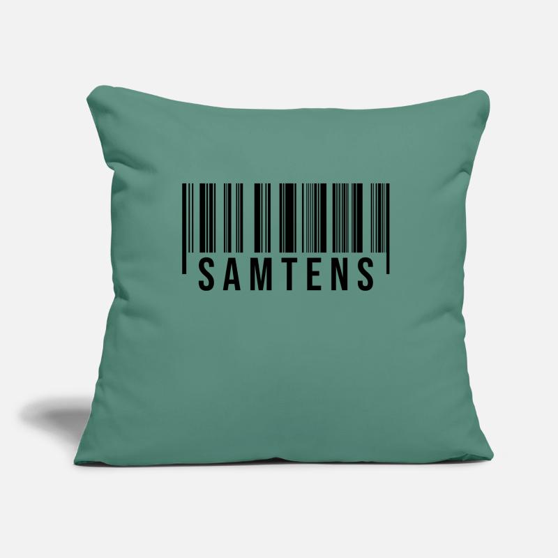 Samtens Strichcode Sofakissenbezug 45 x 45 cm