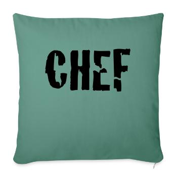 chef - Sofakissenbezug 45 x 45 cm - Tanngrün - Vorne