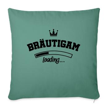 braeutigam loading design - Sofakissenbezug 45 x 45 cm - Tanngrün - Vorne