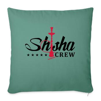 shisha crew - Sofa pillowcase 17,3'' x 17,3'' (45 x 45 cm) - cypress green - Front