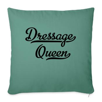 Dressage - Sofa pillowcase 17,3'' x 17,3'' (45 x 45 cm) - cypress green - Front