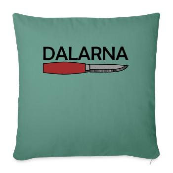 Dalécarlie - Housse de coussin décorative 45 x 45 cm - vert sapin - Devant