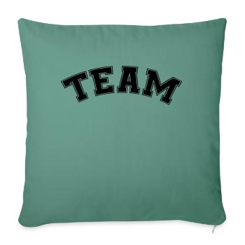 équipe - Housse de coussin décorative 45 x 45 cm - vert sapin - Devant