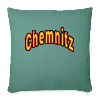 Chemnitz - Sofa pillowcase 17,3'' x 17,3'' (45 x 45 cm) - cypress green - Front