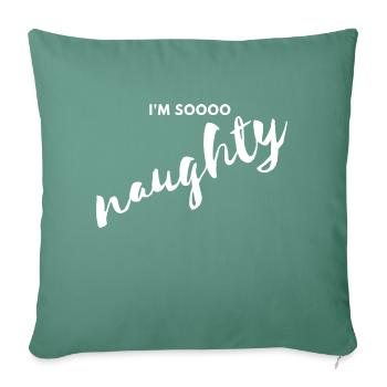 Je suis si vilain - Housse de coussin décorative 45 x 45 cm - vert sapin - Devant