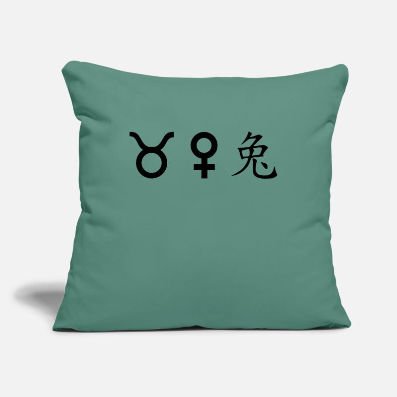 Taurus Venus Rabbit Sofa pillowcase 17,3'' x 17,3'' (45 x 45 cm)