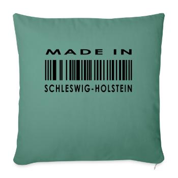 Made in Schleswig-Holstein - Sofa pillowcase 17,3'' x 17,3'' (45 x 45 cm) - cypress green - Front