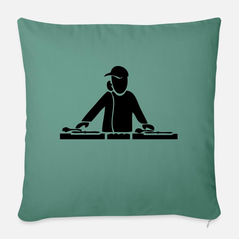 DJ - Sofakissenbezug 45 x 45 cm - Tanngrün