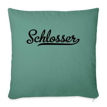 Locksmith - Sofa pillowcase 17,3'' x 17,3'' (45 x 45 cm) - cypress green - Front