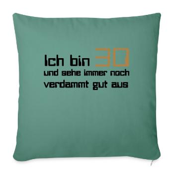 30 - Sofa pillowcase 17,3'' x 17,3'' (45 x 45 cm) - cypress green - Front