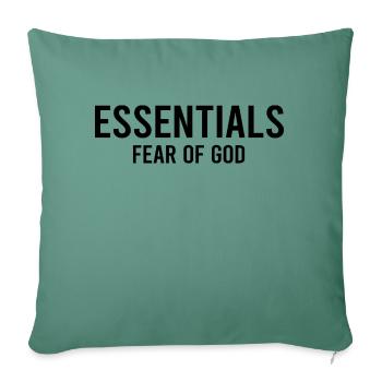 Fear Of God Essentials - Sofa pillowcase 17,3'' x 17,3'' (45 x 45 cm) - cypress green - Front