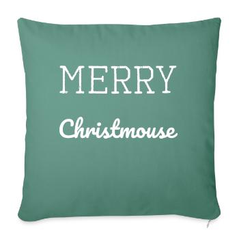 will be okay animals everything is okay bedroom - Sofa pillowcase 17,3'' x 17,3'' (45 x 45 cm) - cypress green - Front