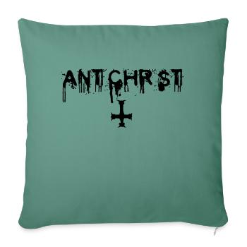 Antichrist - Lucifer - Sofa pillowcase 17,3'' x 17,3'' (45 x 45 cm) - cypress green - Front