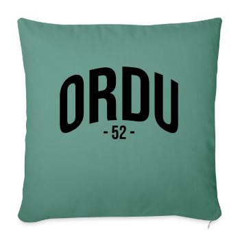 Ordu 52 Turquie Turquie Cadeau Vacances TR Türk - Housse de coussin décorative 45 x 45 cm - vert sapin - Devant