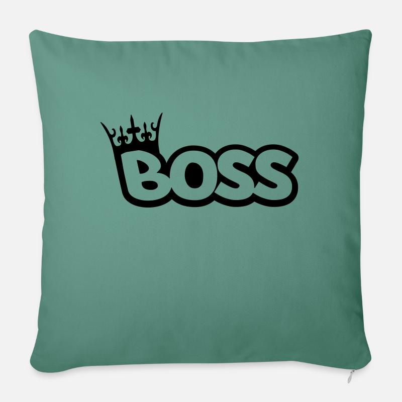 boss - Sofakissenbezug 45 x 45 cm - Tanngrün