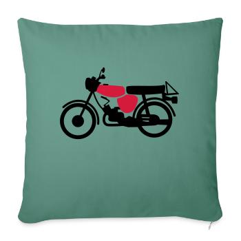 Fahrzeug - Simson S51 - Sofakissenbezug 45 x 45 cm - Tanngrün - Vorne