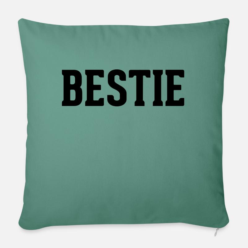 Bestie - Sofakissenbezug 45 x 45 cm - Tanngrün