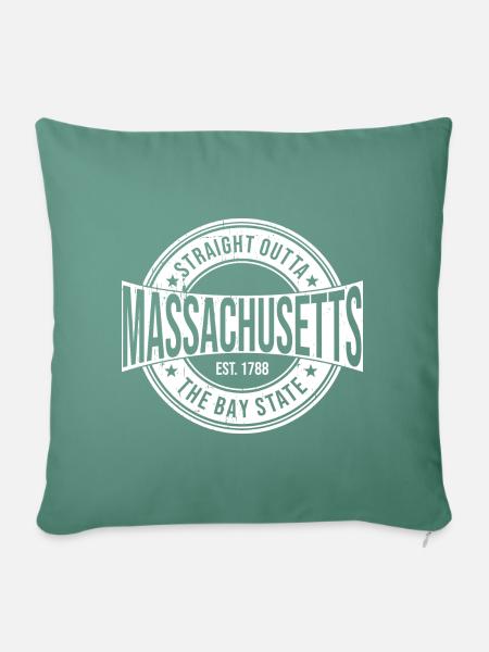 Massachusetts - Sofakissenbezug 45 x 45 cm - Tanngrün