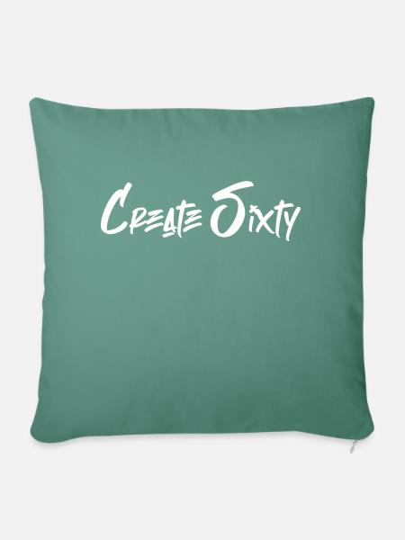 Create Sixty Merch - Sofakissenbezug 45 x 45 cm - Tanngrün