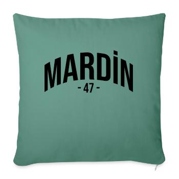 Mardin 47 Turquie Turquie Cadeau Vacances TR Türk - Housse de coussin décorative 45 x 45 cm - vert sapin - Devant