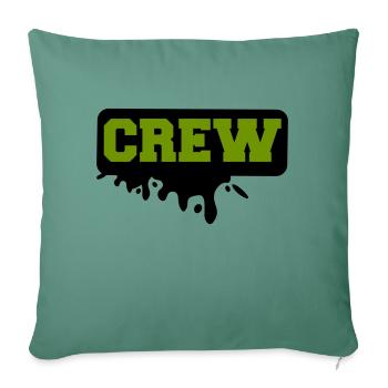 équipage - Housse de coussin décorative 45 x 45 cm - vert sapin - Devant