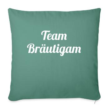Team Bräutigam 1 - Sofakissenbezug 45 x 45 cm - Tanngrün - Vorne