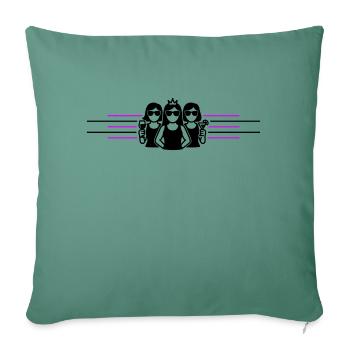 Bachelorette Party Mädchen - Sofakissenbezug 45 x 45 cm - Tanngrün - Vorne
