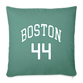 Boston 44 - Housse de coussin décorative 45 x 45 cm - vert sapin - Devant