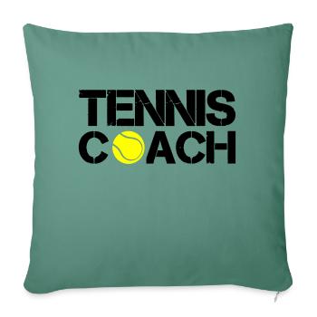 Tennis Coach - Sofa pillowcase 17,3'' x 17,3'' (45 x 45 cm) - cypress green - Front