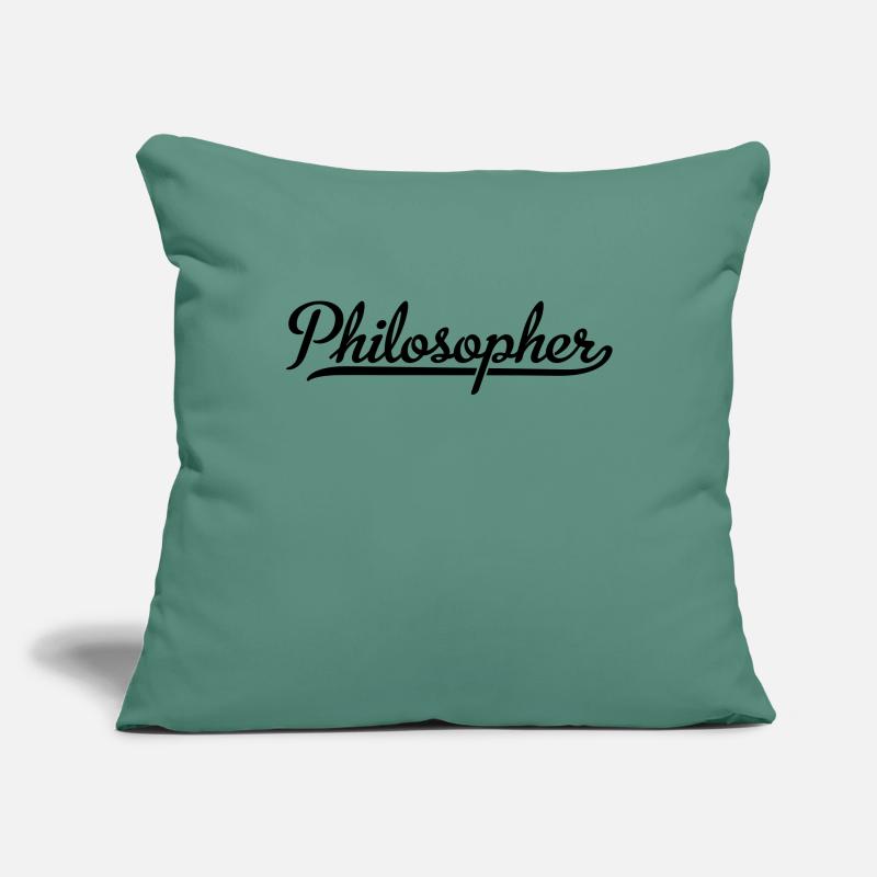 Philosopher Sofa pillowcase 17,3'' x 17,3'' (45 x 45 cm)