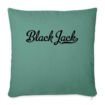 Black jack - Sofa pillowcase 17,3'' x 17,3'' (45 x 45 cm) - cypress green - Front