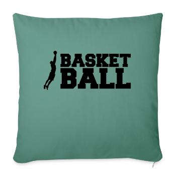 basketball - Sofa pillowcase 17,3'' x 17,3'' (45 x 45 cm) - cypress green - Front