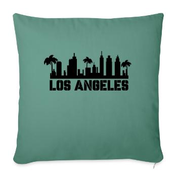 los angeles - Sofakissenbezug 45 x 45 cm - Tanngrün - Vorne