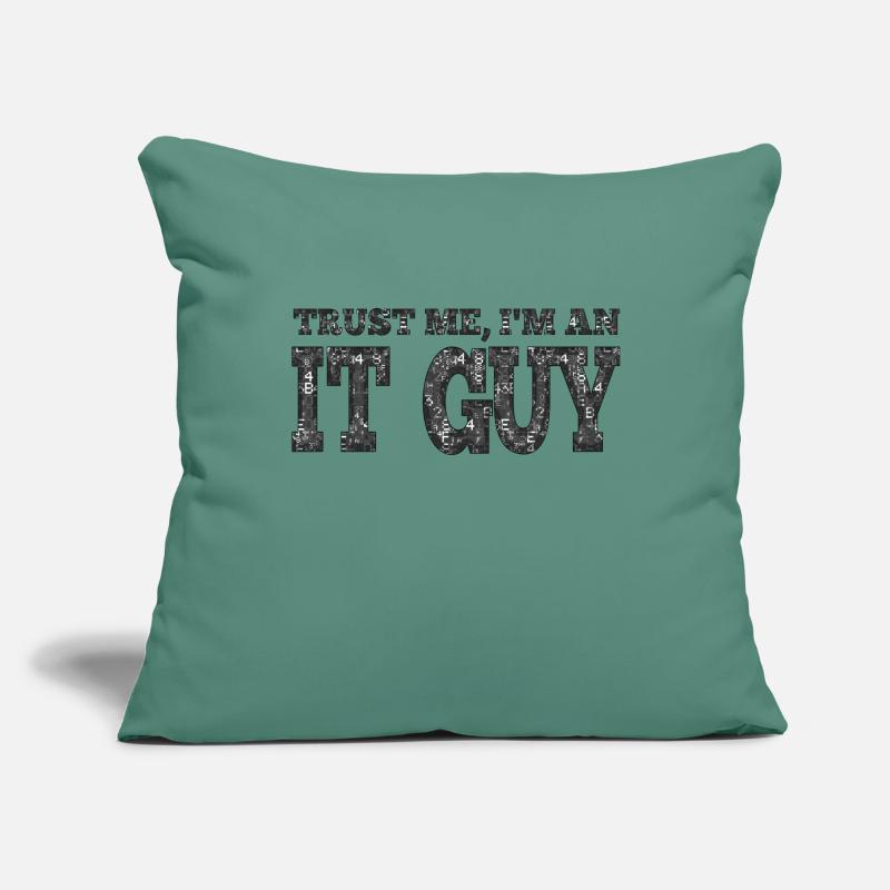 IT guy support geek computer computer geek technician Sofa pillowcase 17,3'' x 17,3'' (45 x 45 cm)