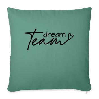 Dream Team - Sofa pillowcase 17,3'' x 17,3'' (45 x 45 cm) - cypress green - Front