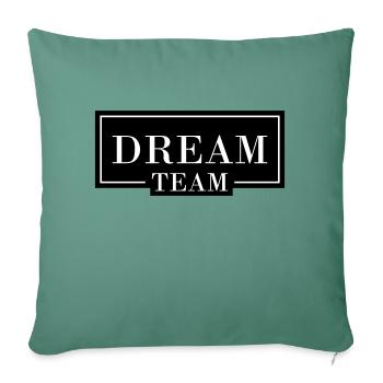 Dream Team - Sofa pillowcase 17,3'' x 17,3'' (45 x 45 cm) - cypress green - Front
