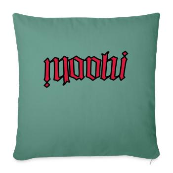 maohi - Housse de coussin décorative 45 x 45 cm - vert sapin - Devant