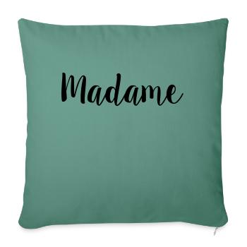 madame simple - Sofa pillowcase 17,3'' x 17,3'' (45 x 45 cm) - cypress green - Front