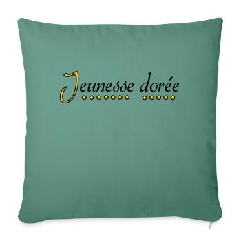 Jeunesse dorée - Sofakissenbezug 45 x 45 cm - Tanngrün - Vorne