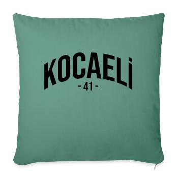 Kocaeli 41 Turkey Turkiye Gift Holiday TR Türk - Sofa pillowcase 17,3'' x 17,3'' (45 x 45 cm) - cypress green - Front