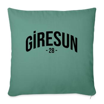Giresun 28 Turquie Turquie Cadeau Vacances TR Türk - Housse de coussin décorative 45 x 45 cm - vert sapin - Devant