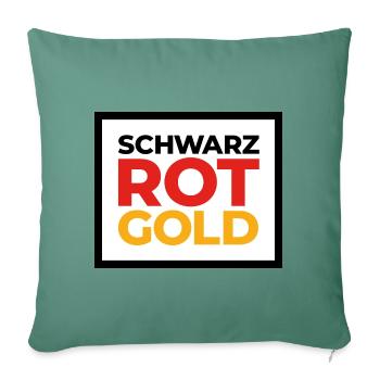 Germany Sports Teams - BlackRedGold - Sofa pillowcase 17,3'' x 17,3'' (45 x 45 cm) - cypress green - Front