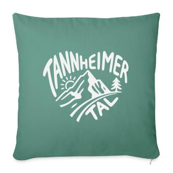 Tannheimer Tal Mountain Trail - Sofa pillowcase 17,3'' x 17,3'' (45 x 45 cm) - cypress green - Front