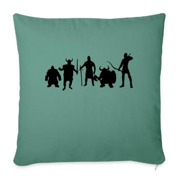 fantasie - Sofa pillowcase 17,3'' x 17,3'' (45 x 45 cm) - cypress green - Front