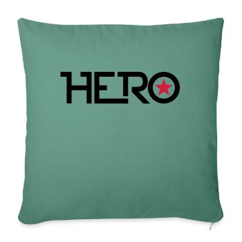 hero_8__f2 - Sofa pillowcase 17,3'' x 17,3'' (45 x 45 cm) - cypress green - Front