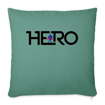 hero_10__f3 - Sofa pillowcase 17,3'' x 17,3'' (45 x 45 cm) - cypress green - Front